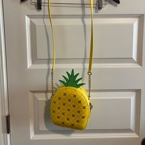 Kate Spade Yellow Pineapple Crossbody Bag